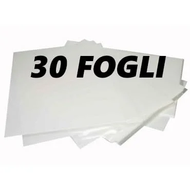 Italian Pie - Fogli di cialda stampabili - Ostia bianca 0,6mm - A4 cm. 20x30 - 30Pz.